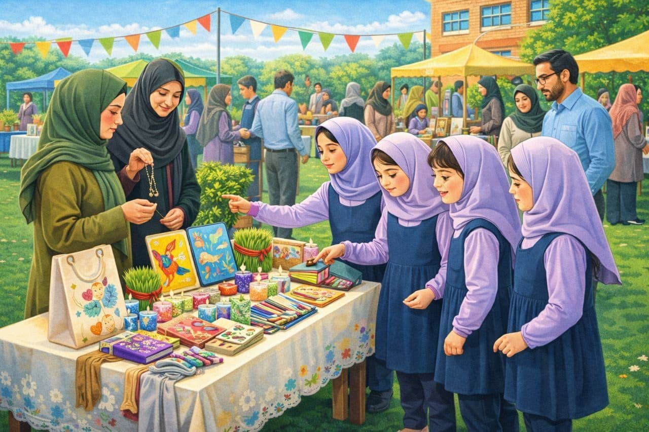🏫✨ اطلاعیه مهم | برگزاری بازارچه کارآفرینی مدرسه